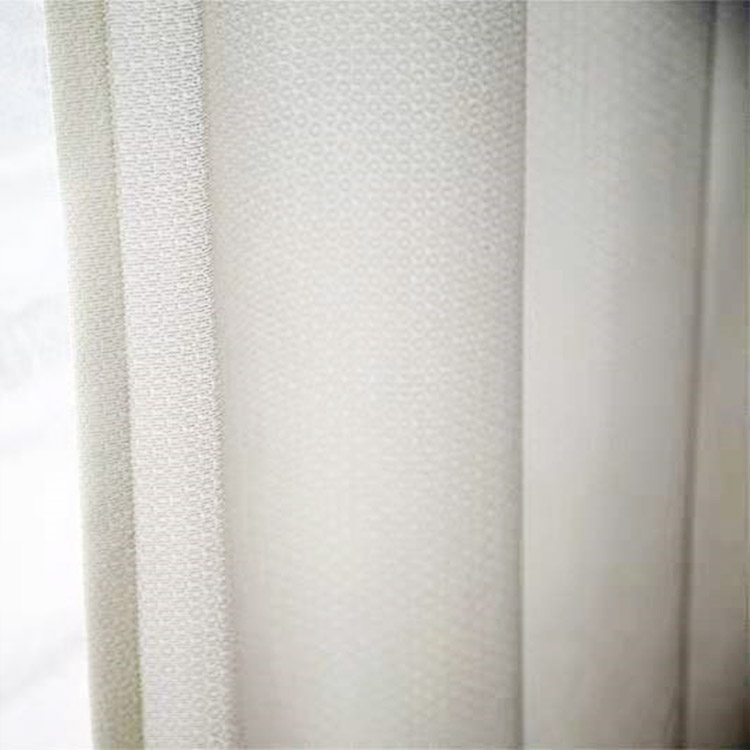 Tecido transparente resistente atacado elegante de boa qualidade branco moderno tule voile cortinas transparentes para sala de estar