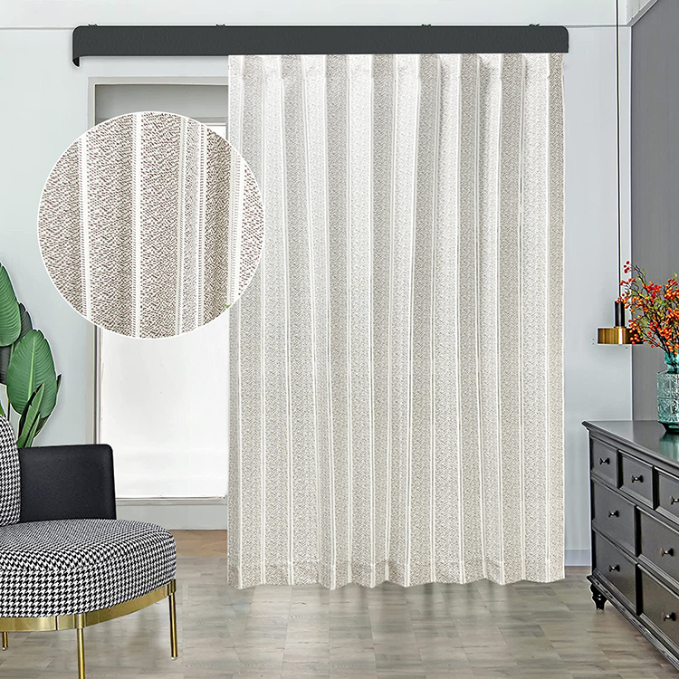 Cortina de cortina de cortina de cortina de cortina de cortina de privacidade de cozinha branca persianas tecido vertical