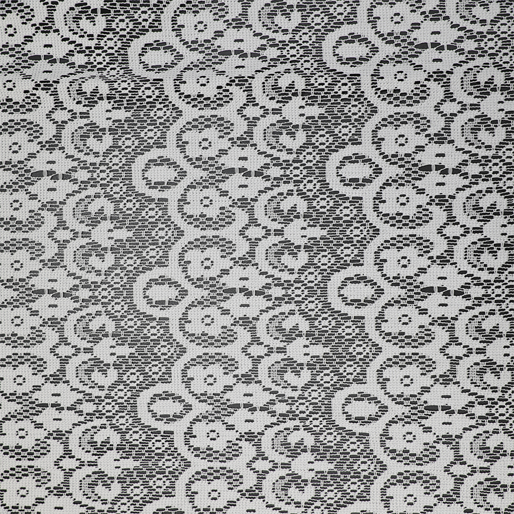 Tecido de cortina de voil transparente jacquard transparente estilo de fornecimento personalizado de fábrica para a sala de estar